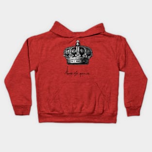 Anne Boleyn, Queen of England, Crown and Signature Kids Hoodie